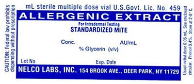 Nelco Std Mite Intradermal.jpg Std Mite Intradermal - Nelco Std Mite Intradermal